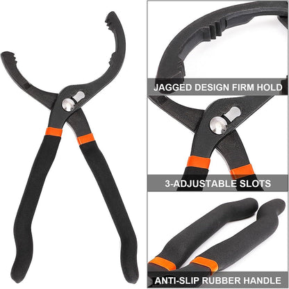 Ölfilterschlüssel & Zange 2er-Set für PKW & Motorrad