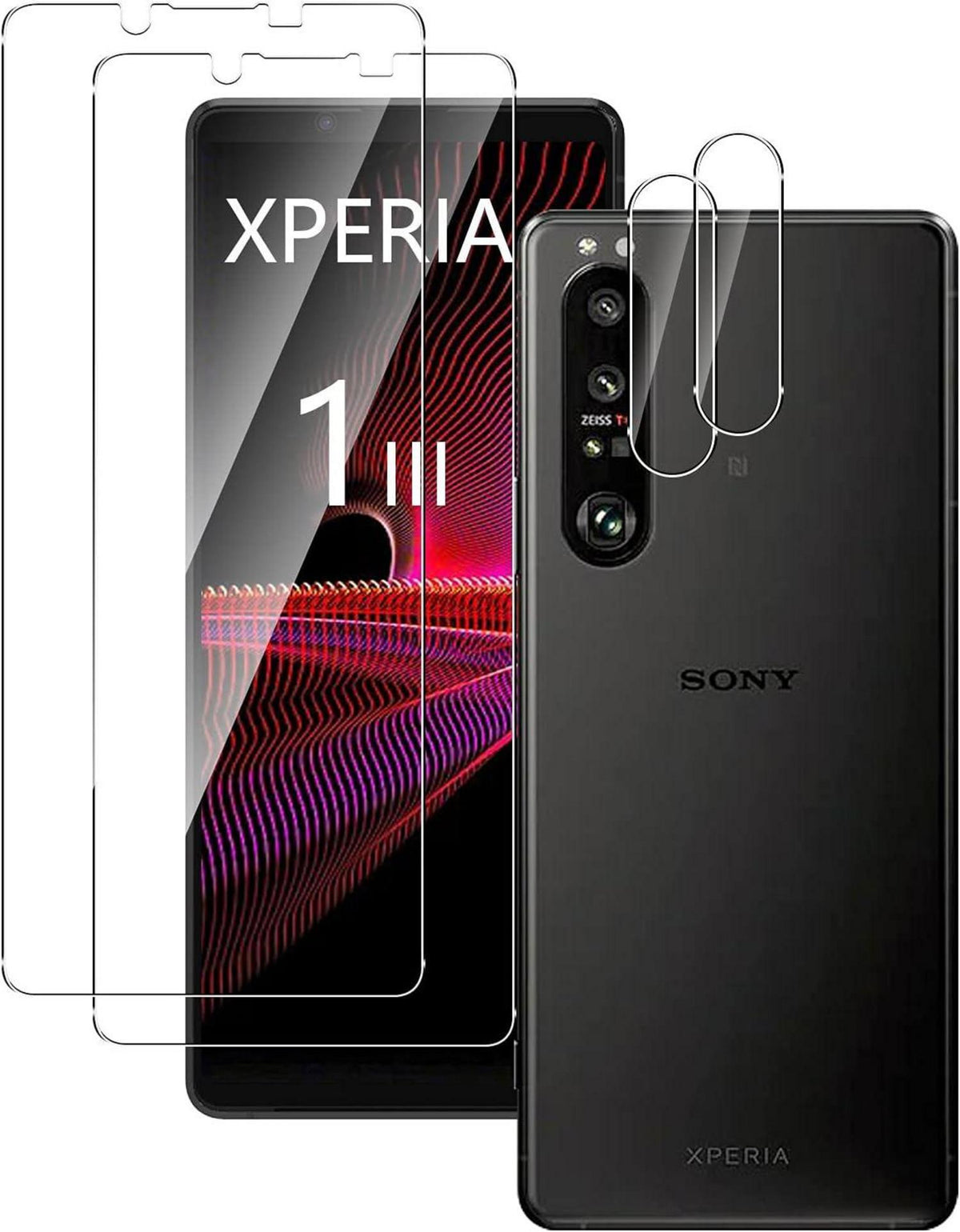 Panzerfolie Displayschutzfolie Sony Xperia 1 III 5G Kamera Schutzfolie