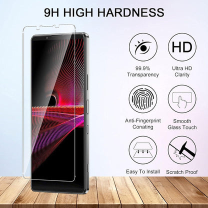 Sony Xperia 1 III 5G Schutzfolie + Kamerafolie Set 9H Härte