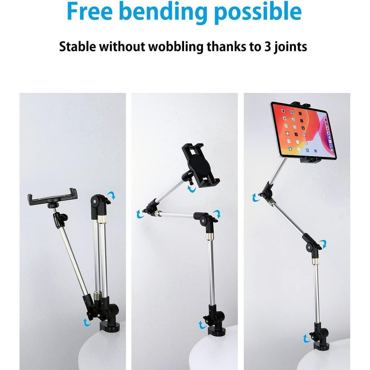 Verstellbarer Tablet-Halter mit langem Arm – Für Bett, Schreibtisch & Küche