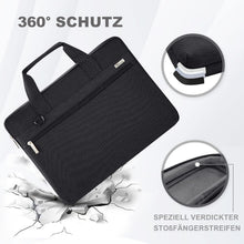 Voova Laptoptasche 13-13,3 Zoll Wasserdicht Stoßfest Schwarz