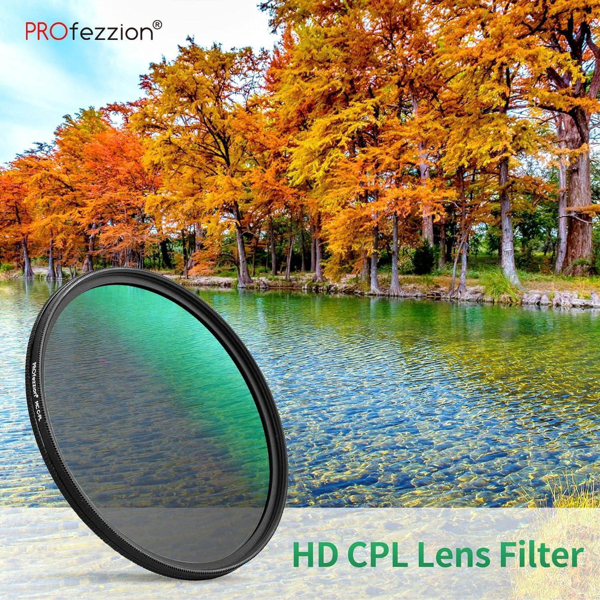 Polarisationsfilter 77mm CPL für Canon Nikon Objektive
