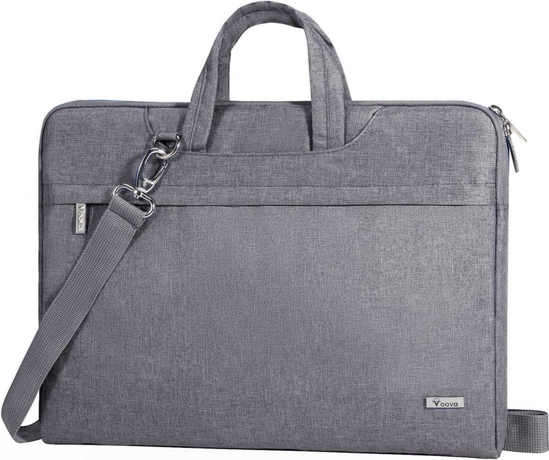 Voova Laptoptasche 13 14 Zoll Wasserdicht Stoßfest Grau