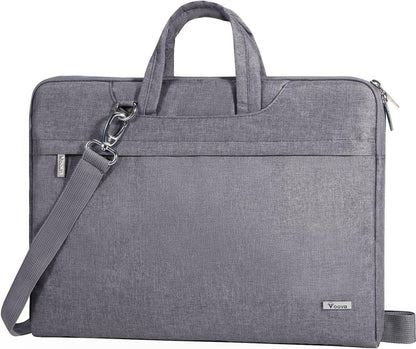 Voova Laptoptasche 13 14 Zoll Wasserdicht Stoßfest Grau