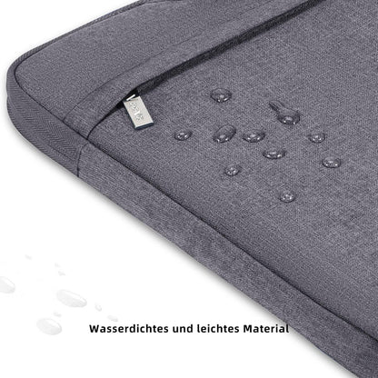 Voova Laptoptasche 13 14 Zoll Wasserdicht Stoßfest Grau