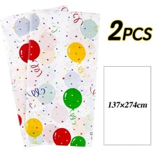 Geburtstag Tischdecken Set Happy Birthday Motiv 137x274cm
