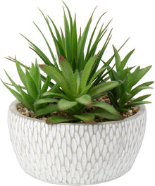 Kunstpflanze Sukkulentenarrangement Deko Wohnzimmer 16cm