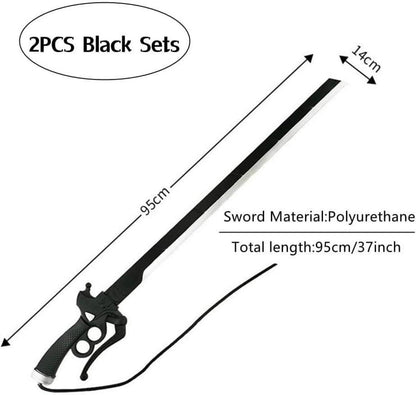 Halloween Cosplay Sword Set - Attackit 37inch Shingeki Kyojin Prop