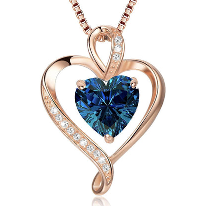Silber Herz Halskette Damen 925 Sterling Silber Geschenk