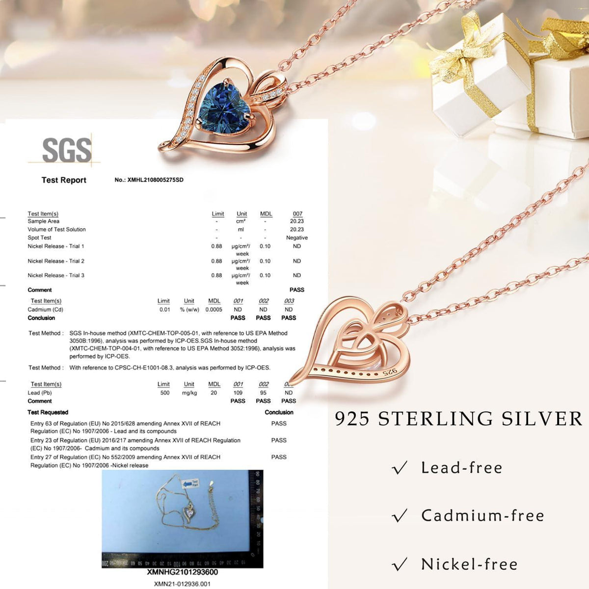Silber Herz Halskette Damen 925 Sterling Silber Geschenk