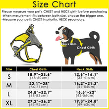 ThinkPet No-Pull Reflektierendes Step-in Hundegeschirr Gelb