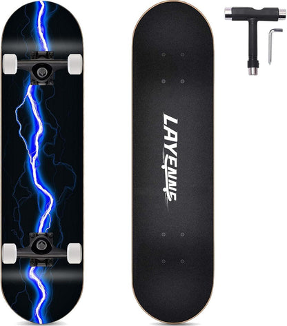 Skateboard Blitz Muster 31 x 8 Zoll 8-lagiges Ahornbrett Symposium
