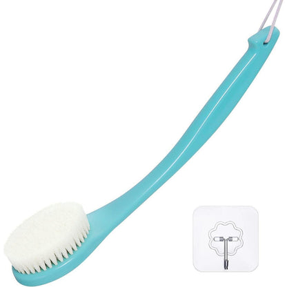 Duschbürste mit langem Griff, olivgrün, hygienisch und schimmelresistent