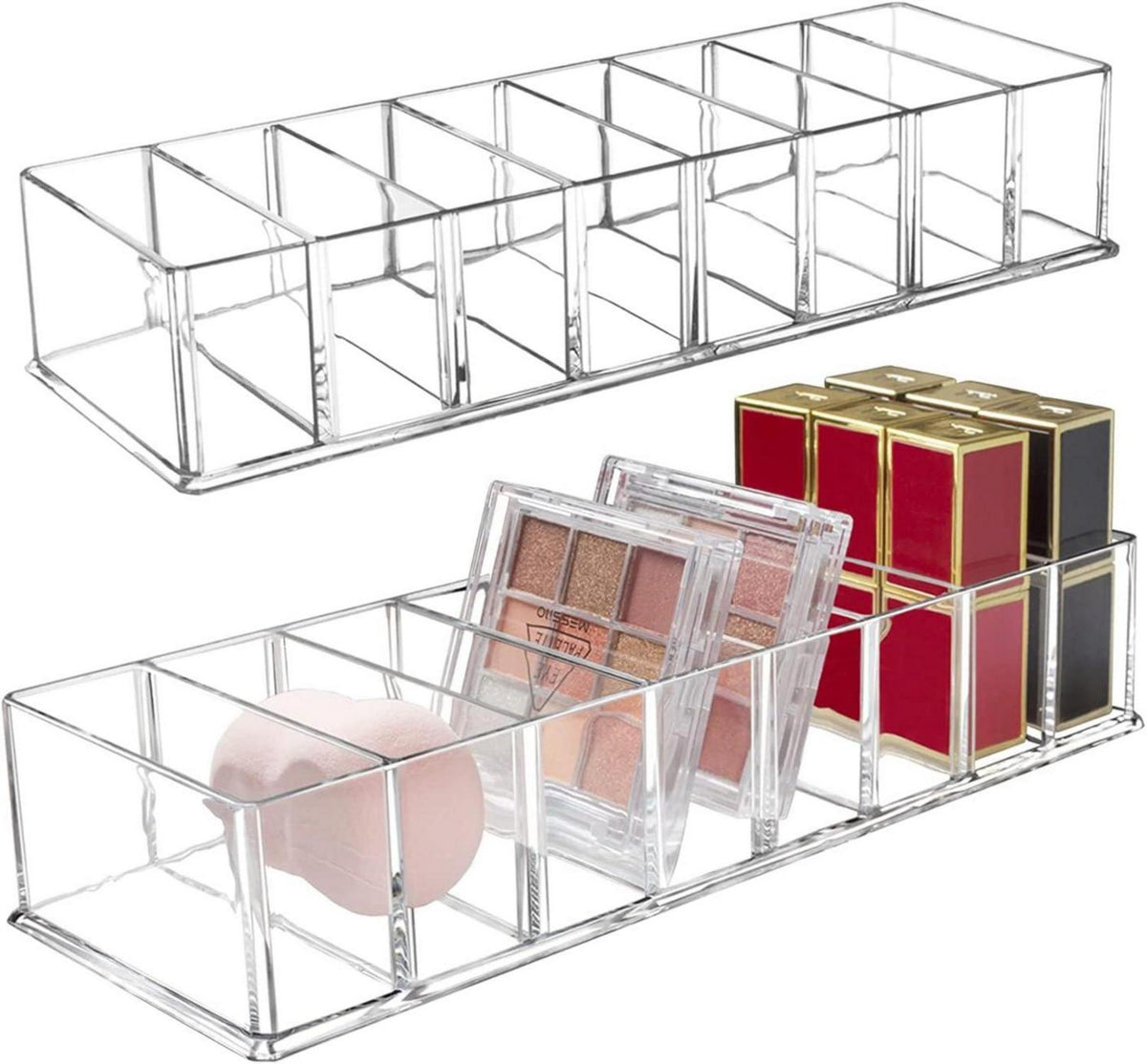Acryl Make-up-Organizer 8 Fächer Schubladen Aufbewahrungsboxen