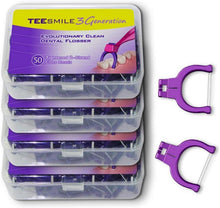 Zahnseidenhalter mit gespannten Doppelseide-Aufsteckköpfen, 200