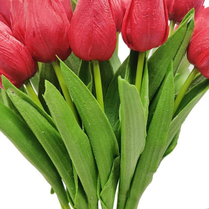 Künstliche Tulpen Hochzeitssträuße Blumen Gefälschte Tulpen PU Tulpen