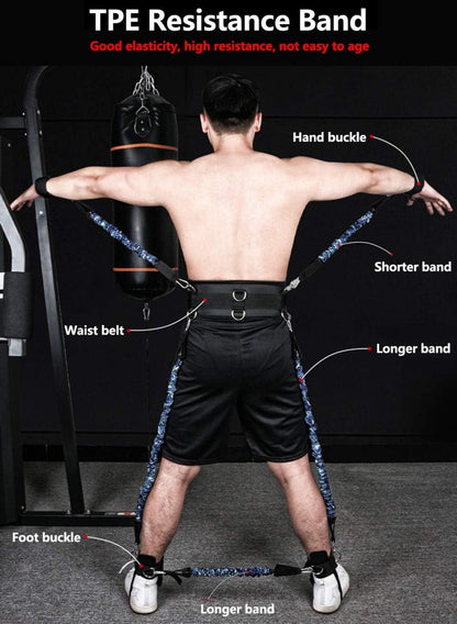 Widerstandsbänder Boxen Resistance Bands 300lbs Grün