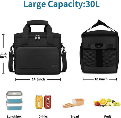Kühltasche 30L Groß Faltbar Wasserdicht Thermotasche