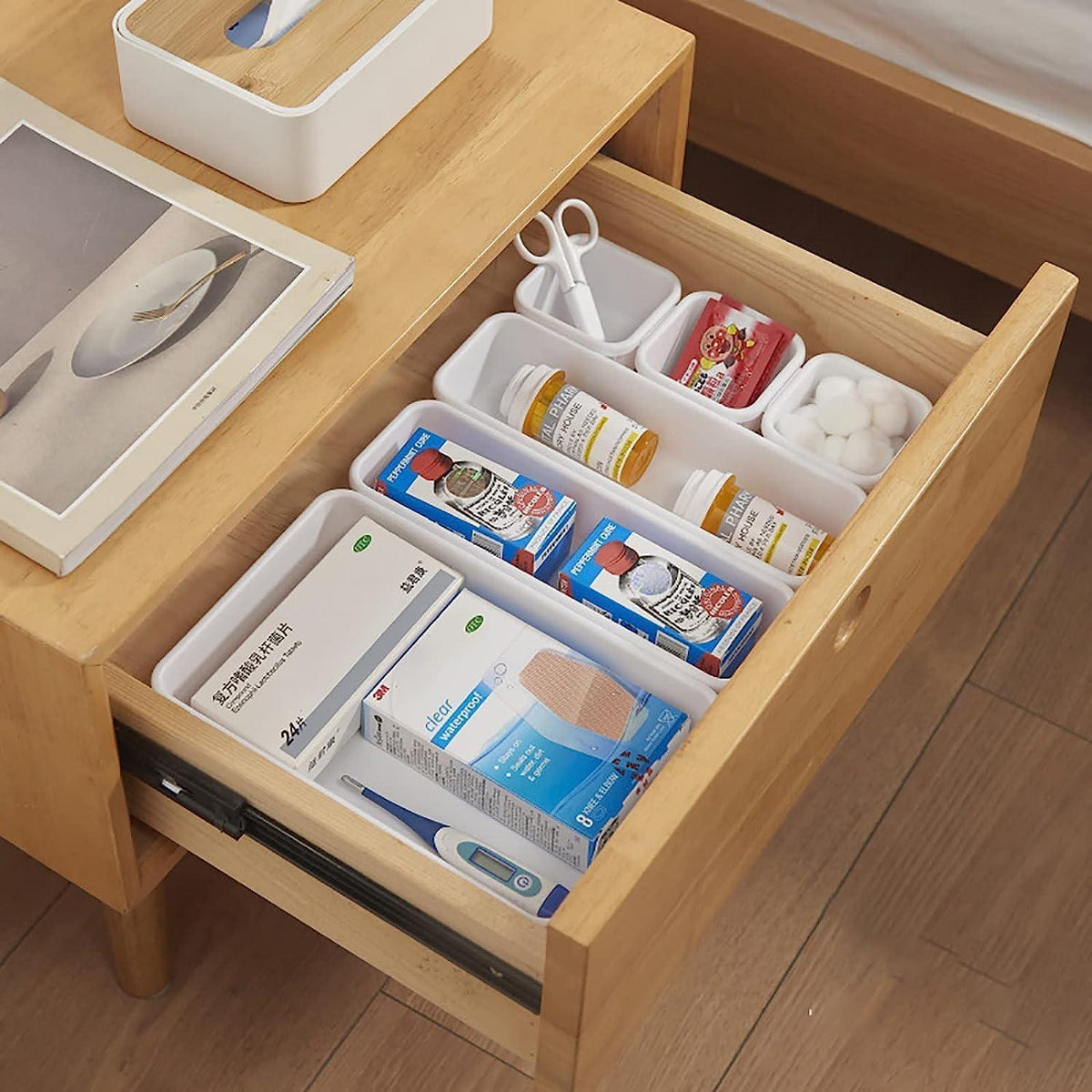 Schubladen Organizer Schubladeneinsatz Aufbewahrungsbox Kosmetik Küche