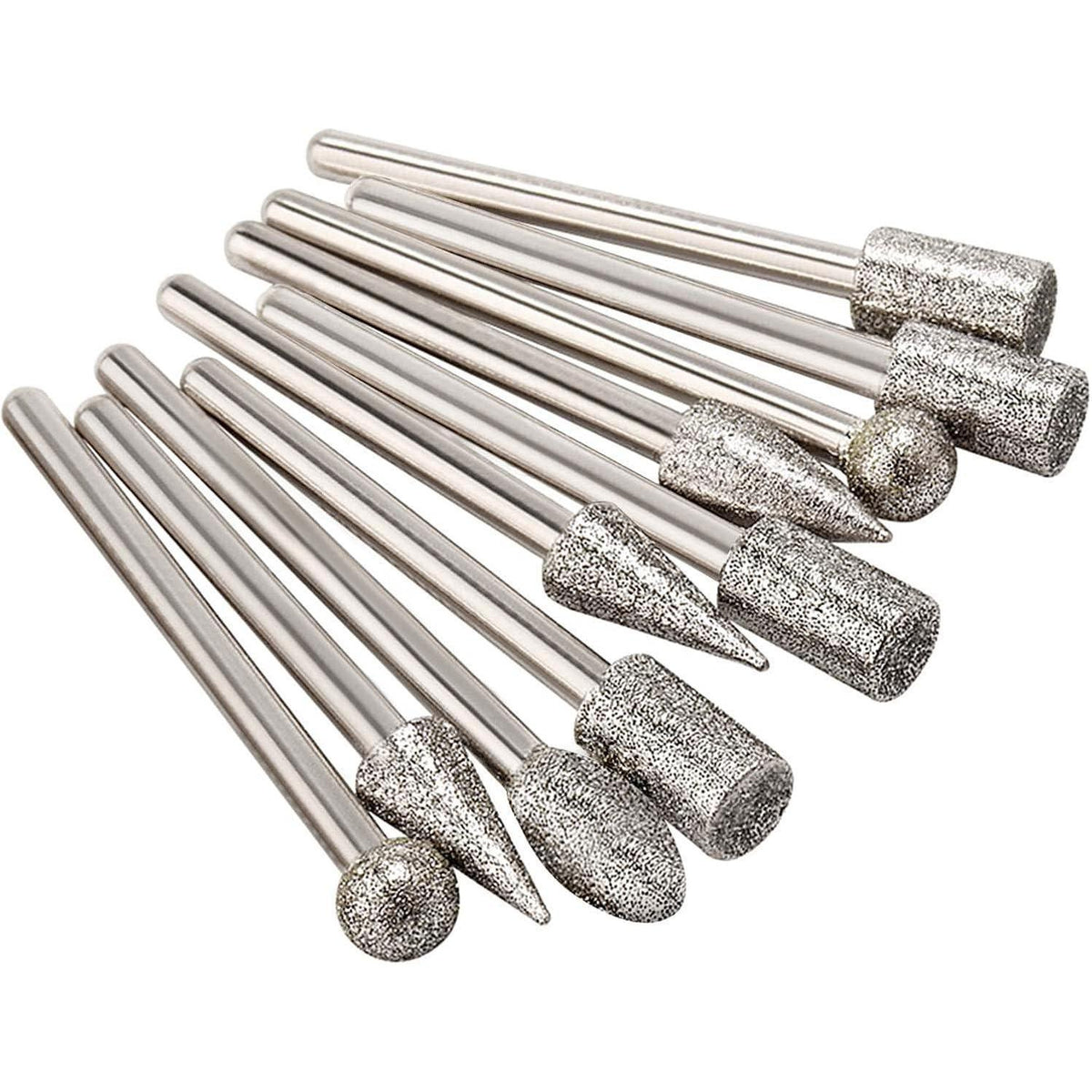 Diamant-Fräser-Set 20tlg. für Rotationswerkzeuge, Gravur & Polierarbeiten