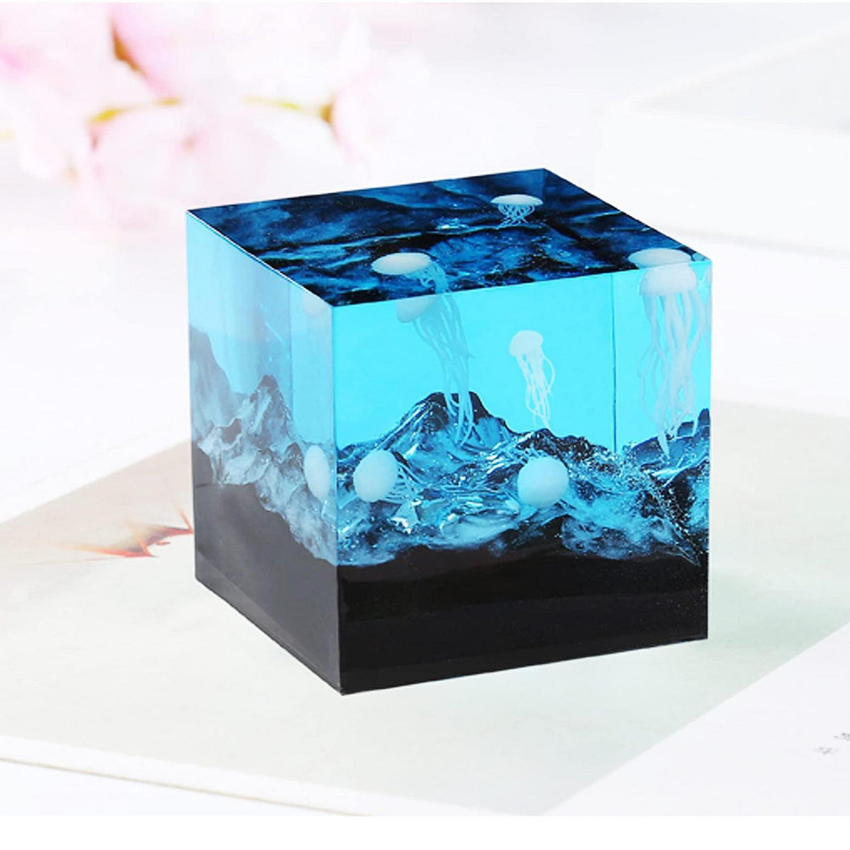 3D Silikonformen Füller Quallen & Wale für Harz Schmuck