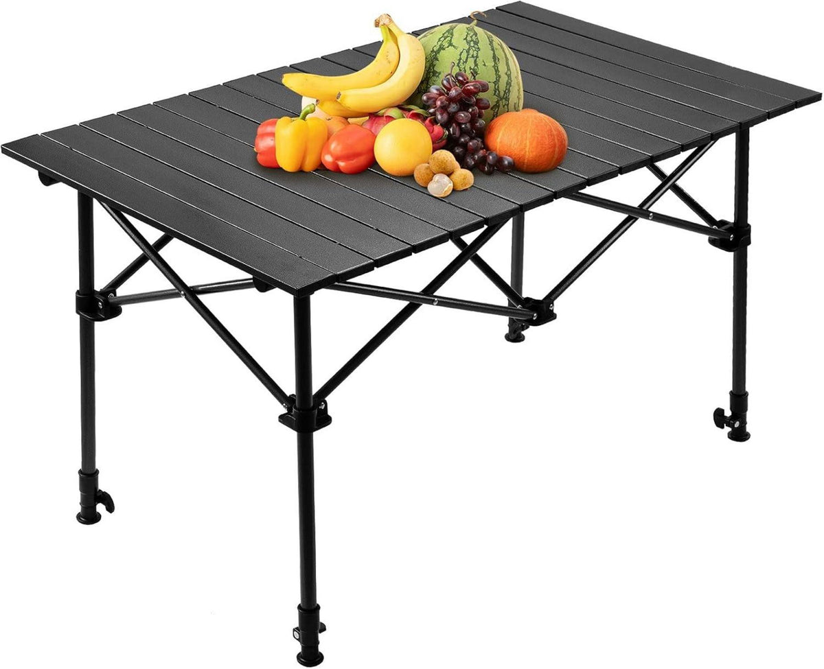 Klapptisch Aluminium Campingtisch Beistelltisch Outdoor 95x55cm