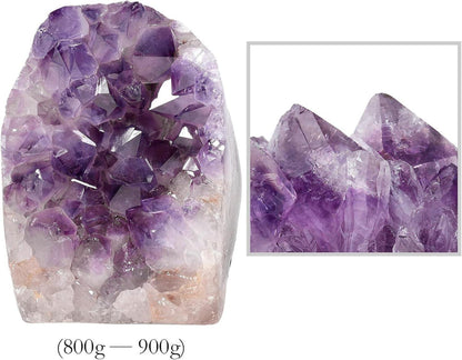Natürlicher Amethyst Drusen Cluster 800-900g Fengshui