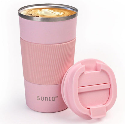 SUNTQ Kaffeebecher to go Thermo aus Edelstahl Isoliert