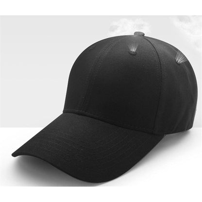 Baseball Cap Unisex – Atmungsaktive Baumwoll-Basecap Schwarz