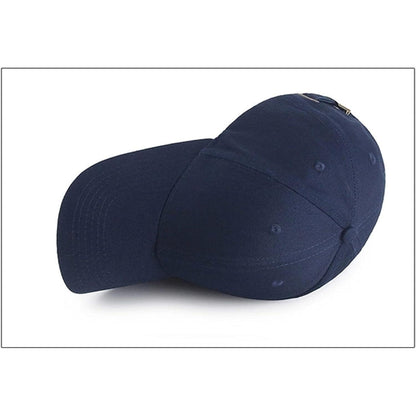 Baseball Cap Unisex – Atmungsaktive Baumwoll-Basecap Schwarz