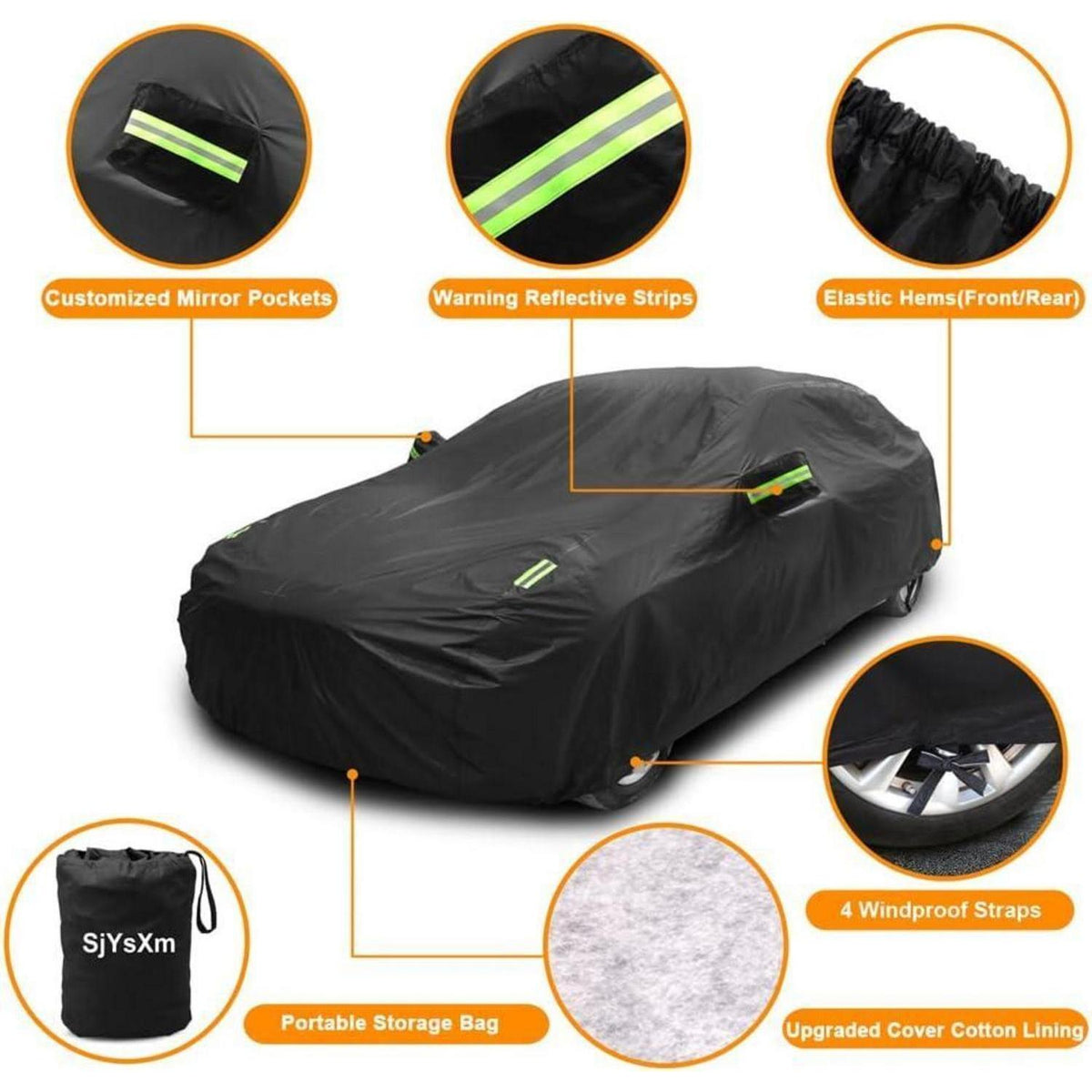 Autoabdeckung wasserdicht Mercedes GLB GLC EQB EQC SUV