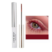 Farbige 4D Fasermascara - Dark Red für lange, dichte Wimpern