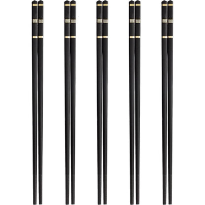 Wiederverwendbare Fiberglas Essstäbchen Set - 5 Paar, Spülmaschinenfest