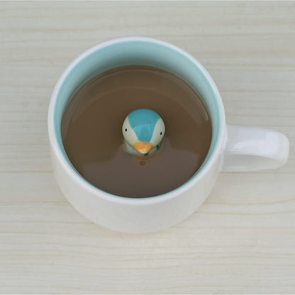 3D Pinguin Kaffeetasse mit Überraschung im Boden