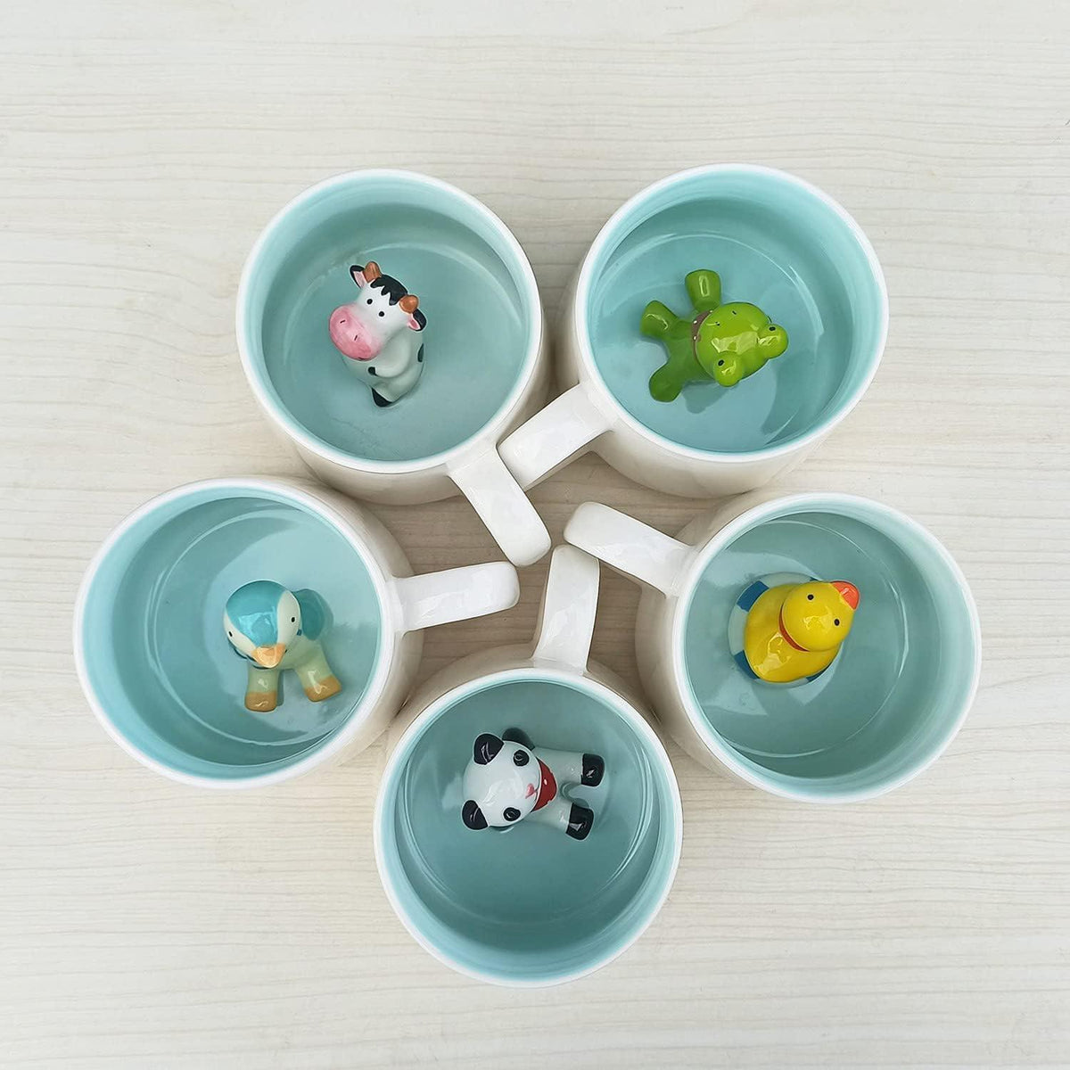 3D Pinguin Kaffeetasse mit Überraschung im Boden