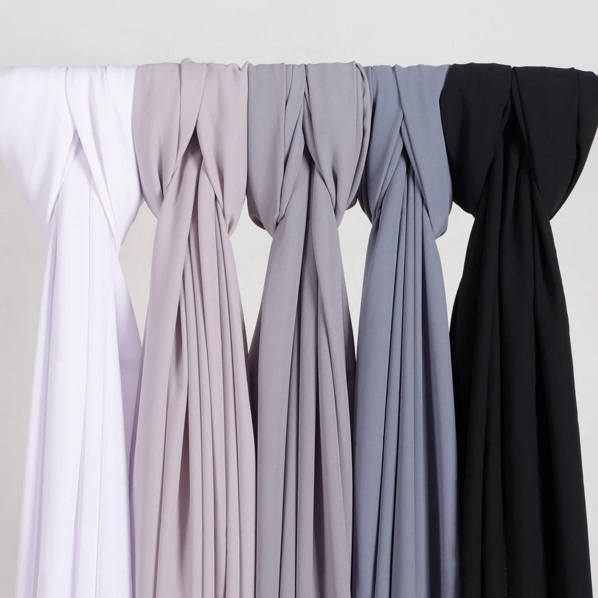 Muslimischer Chiffon Hijab Schal 4er Set mit Geschenkbox