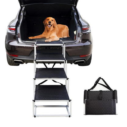 Hundetreppe Auto – Klappbar & Verstellbar für Große Hunde