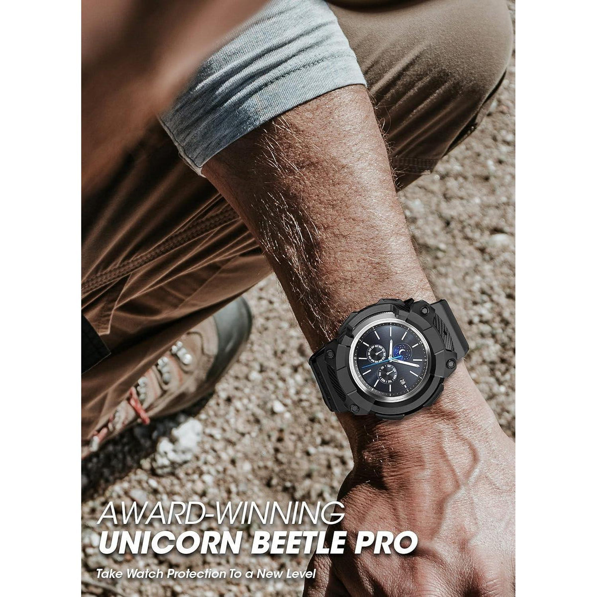 Schutzhülle für Galaxy Watch 3 45mm mit Band Schwarz