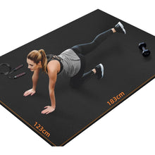 Fitnessmatte rutschfest extra dick für Laufband und Heimtraining