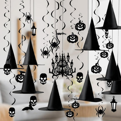 Halloween Dekoration Hängewirbel Spukhaus Kronleuchter Geist Petick 27