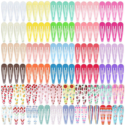 Haarspangen Mädchen Funtopia 120 Stück Süße Haarclips 5cm