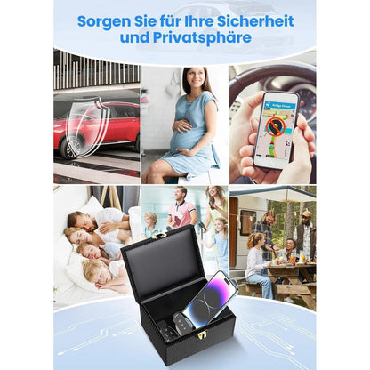Keyless Go Schutzbox & Faraday Tasche – 2er Set für Autoschlüssel