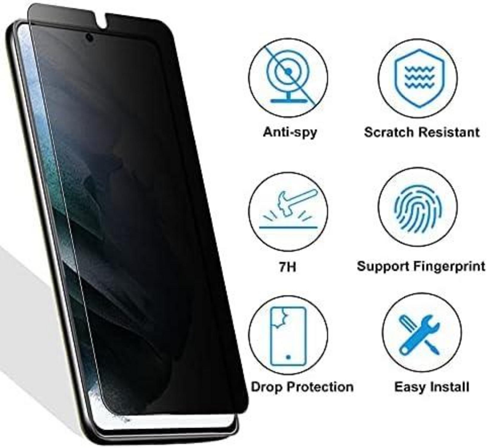 S21+/ S21 Plus Sichtschutzfolie PET 7H Härte Anti-Spy