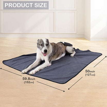 Wasserdichte Hundedecke 152x127cm für Haustiere, Sofa, Bett, Autositz