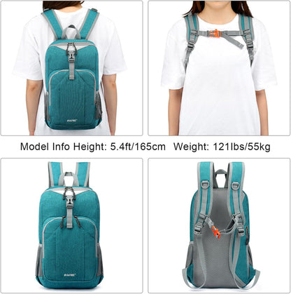G4Free 10L Wanderrucksack Mini Daypack Mehrzweck-Reise Radfahren Blau