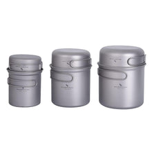 Titan Camping Kochset 3er Set – Leichtes Outdoor Geschirr für 2-4 Personen