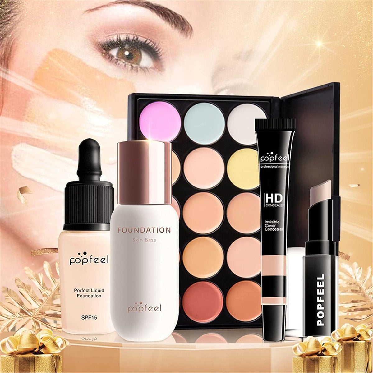 Professionelles Make-up Set 34tlg. mit Schminktasche