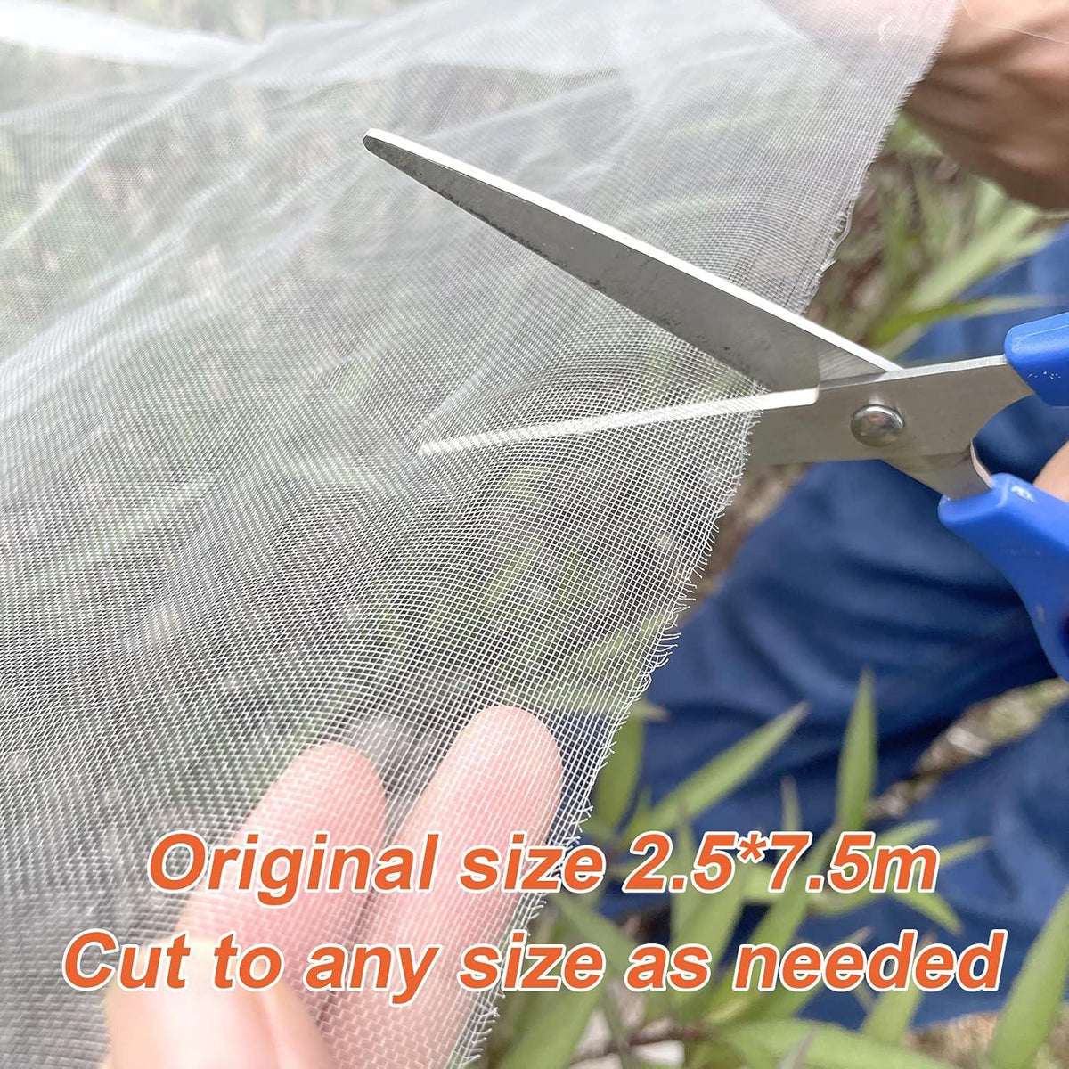Gemüseschutznetz Insektenschutznetz 2x5m Pflanzen Obst Blumen