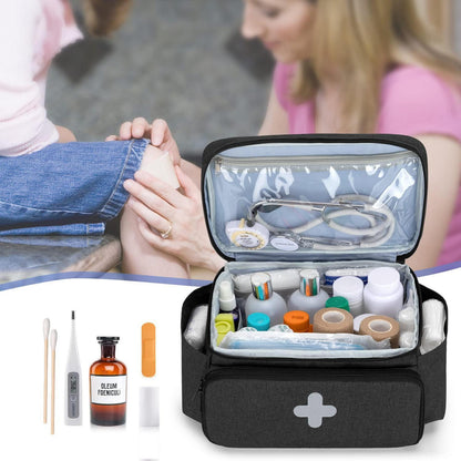 Erste Hilfe Set Tasche – Medizinische Notfalltasche Schwarz