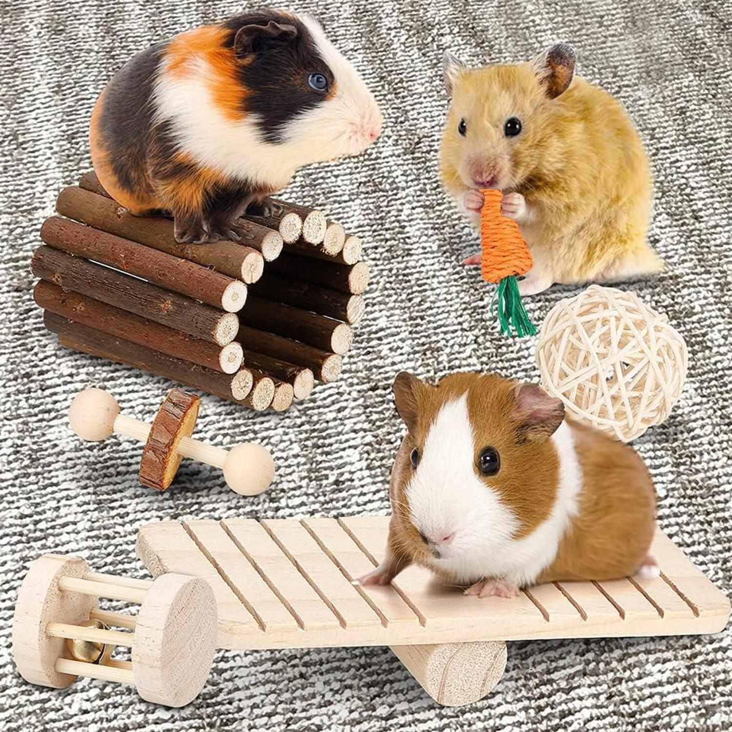 Hamster-Kauspielzeug-Set für kleine